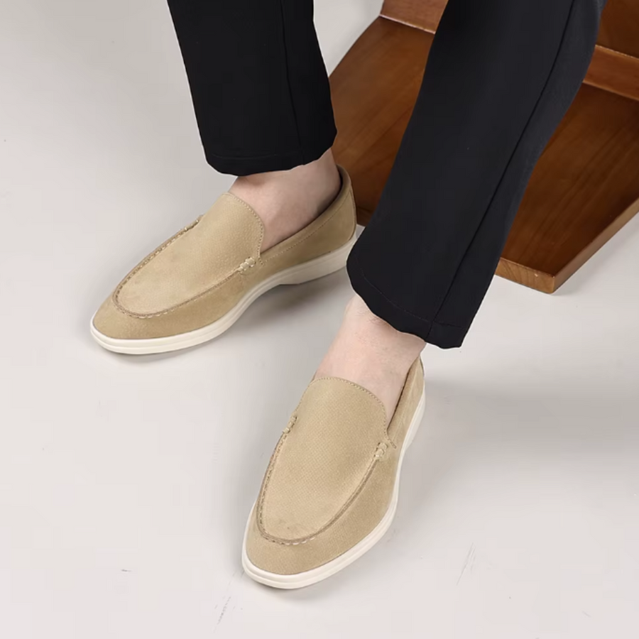 Mocasines clásicos de ante