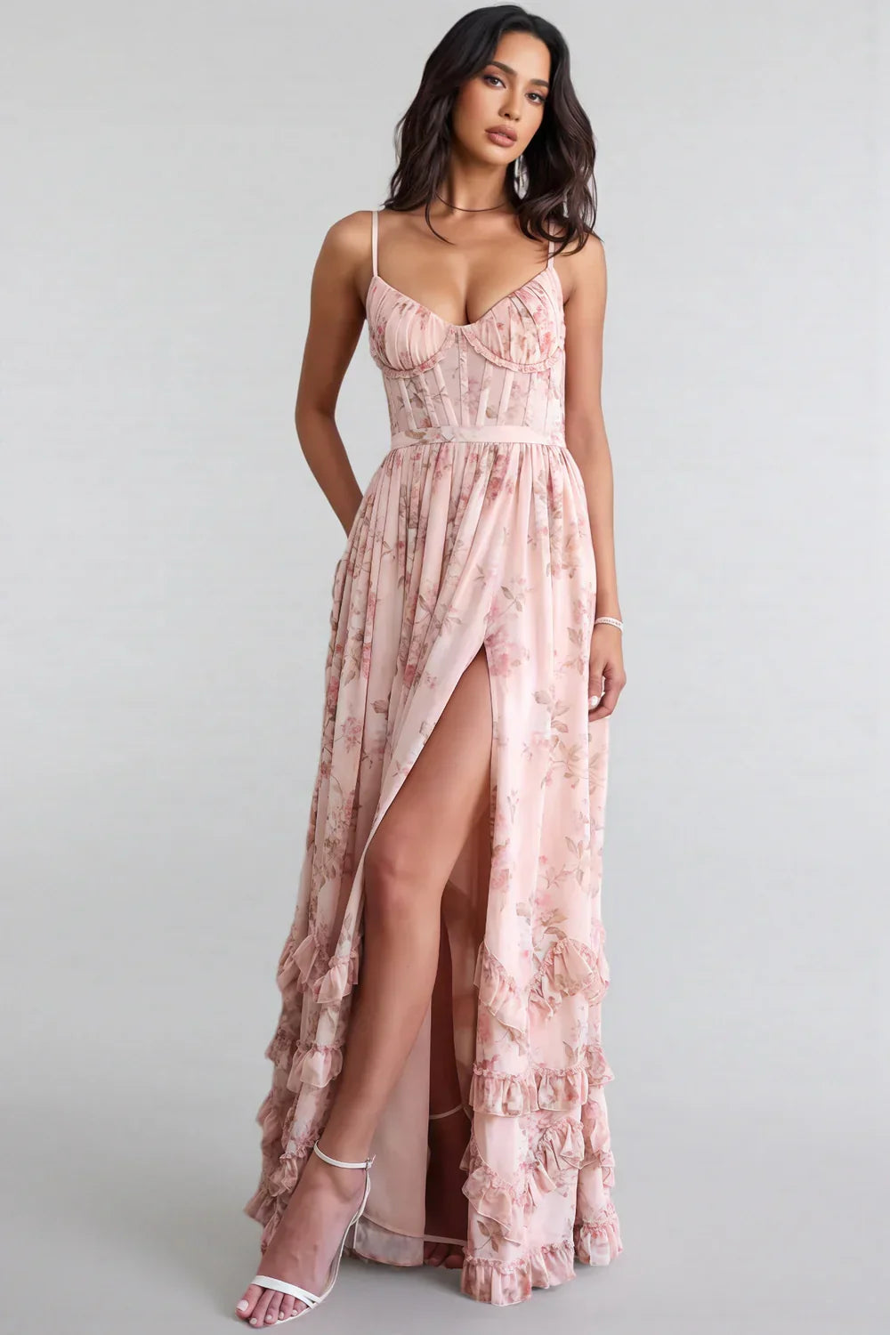Vestido romántico floral
