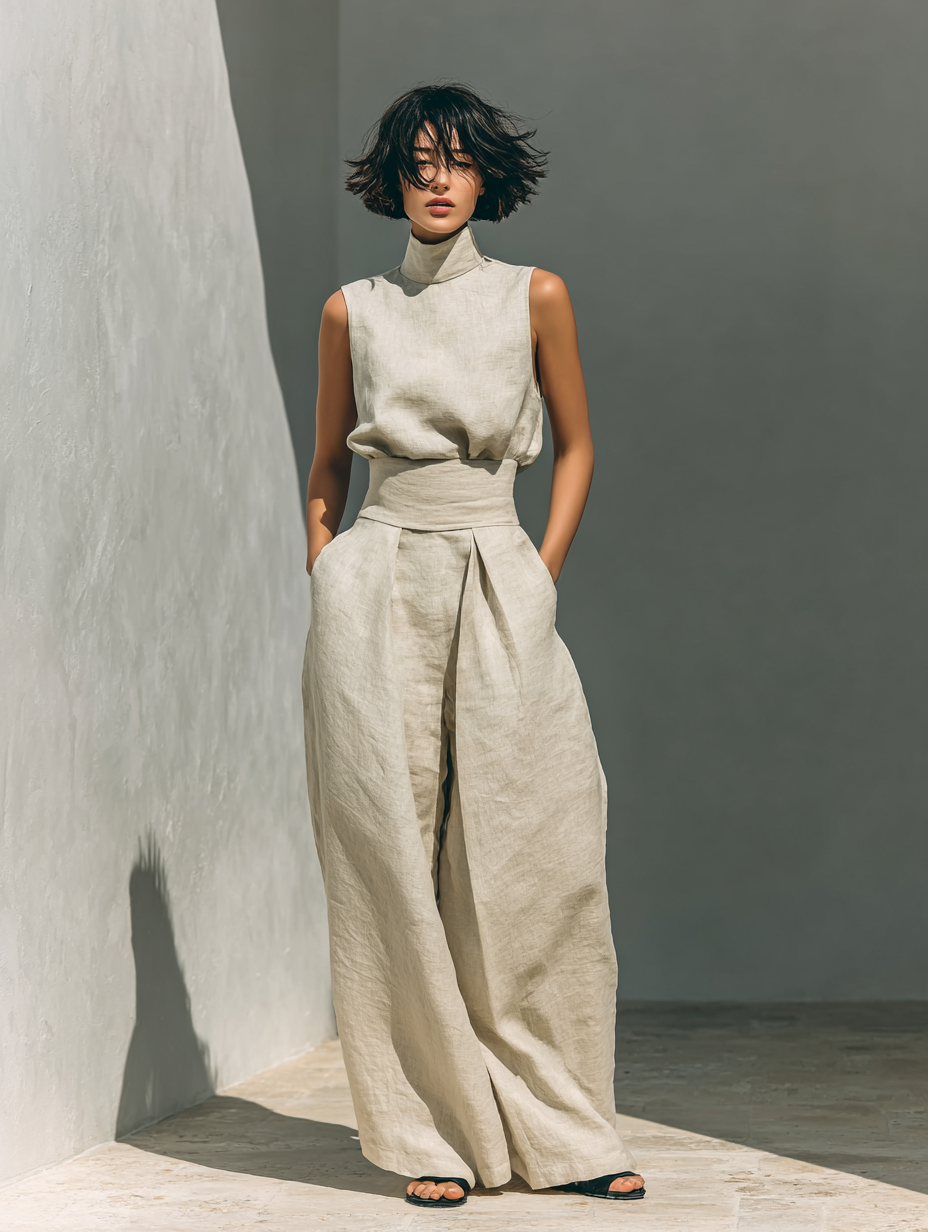 Conjunto de Lino Sofisticado