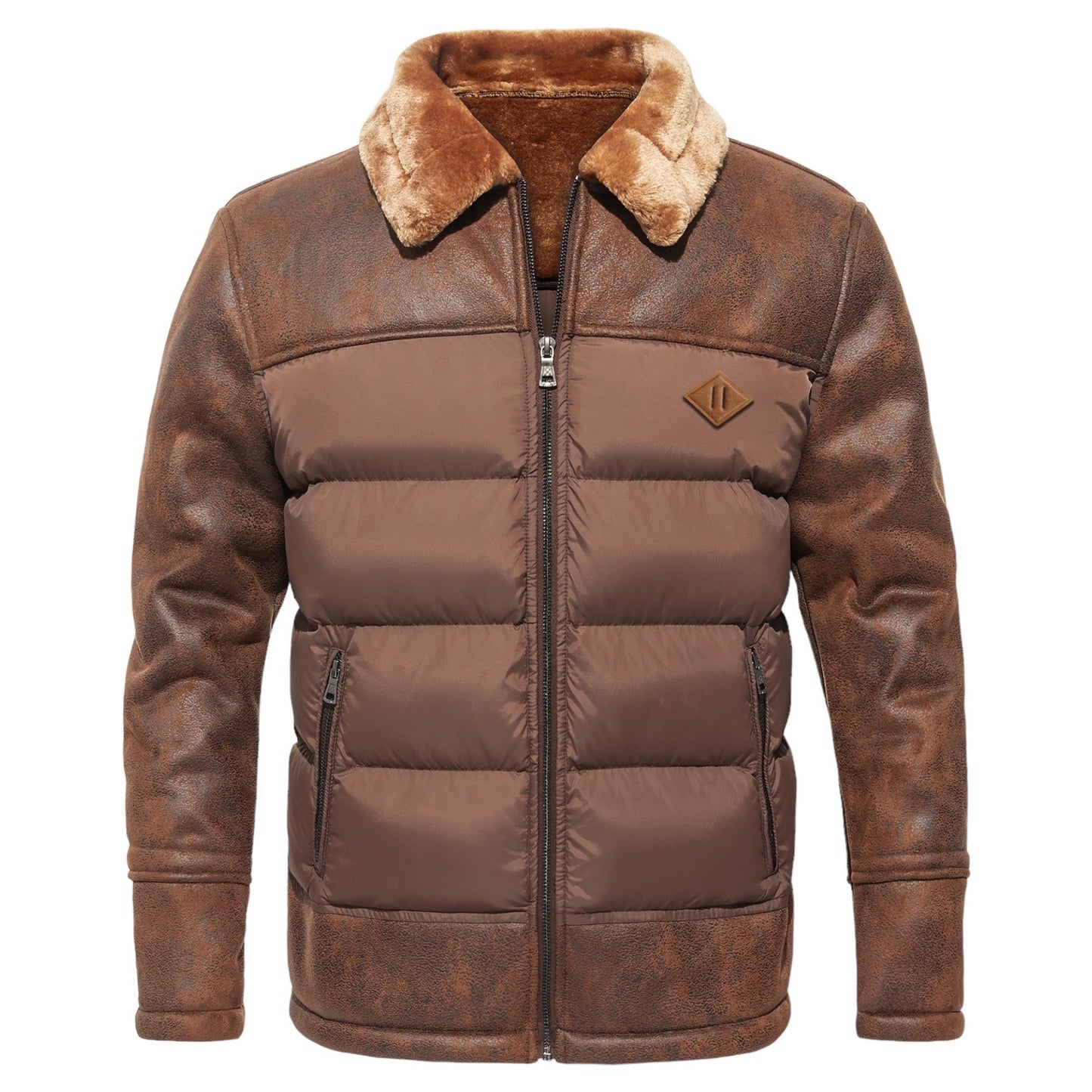 Elegante chaqueta con forro polar