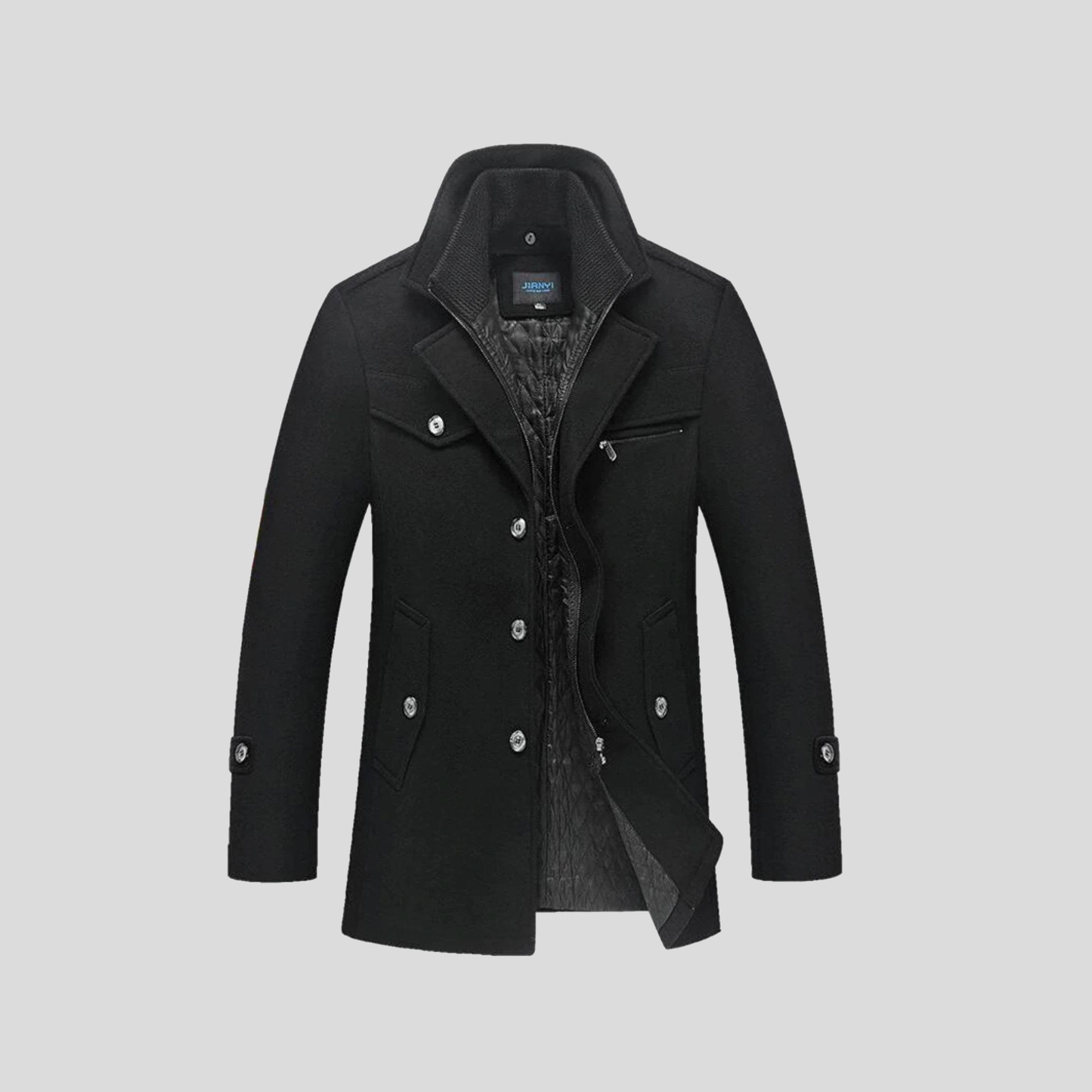Elegante abrigo de invierno