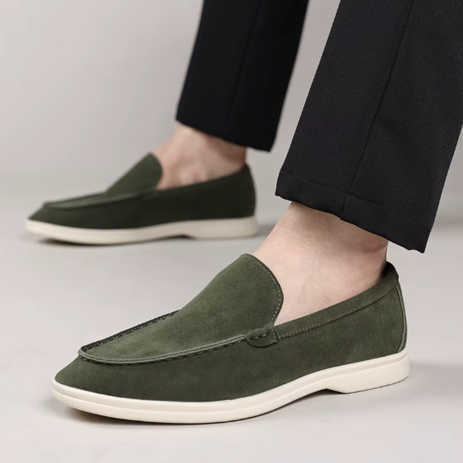 Mocasines clásicos de ante