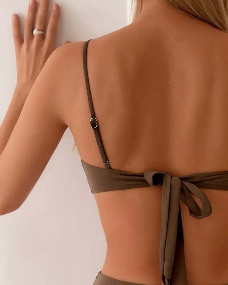 Bikini de dos piezas sexy y a la última