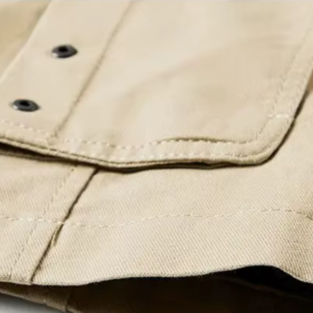 Elegante chaqueta multibolsillos