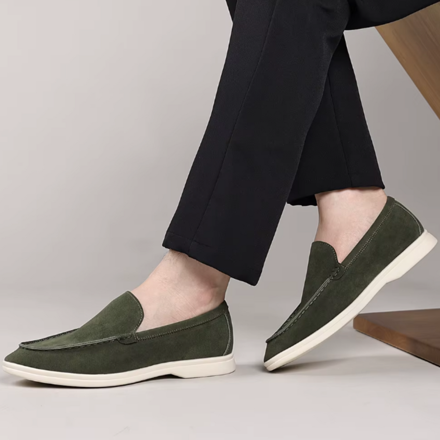 Mocasines clásicos de ante