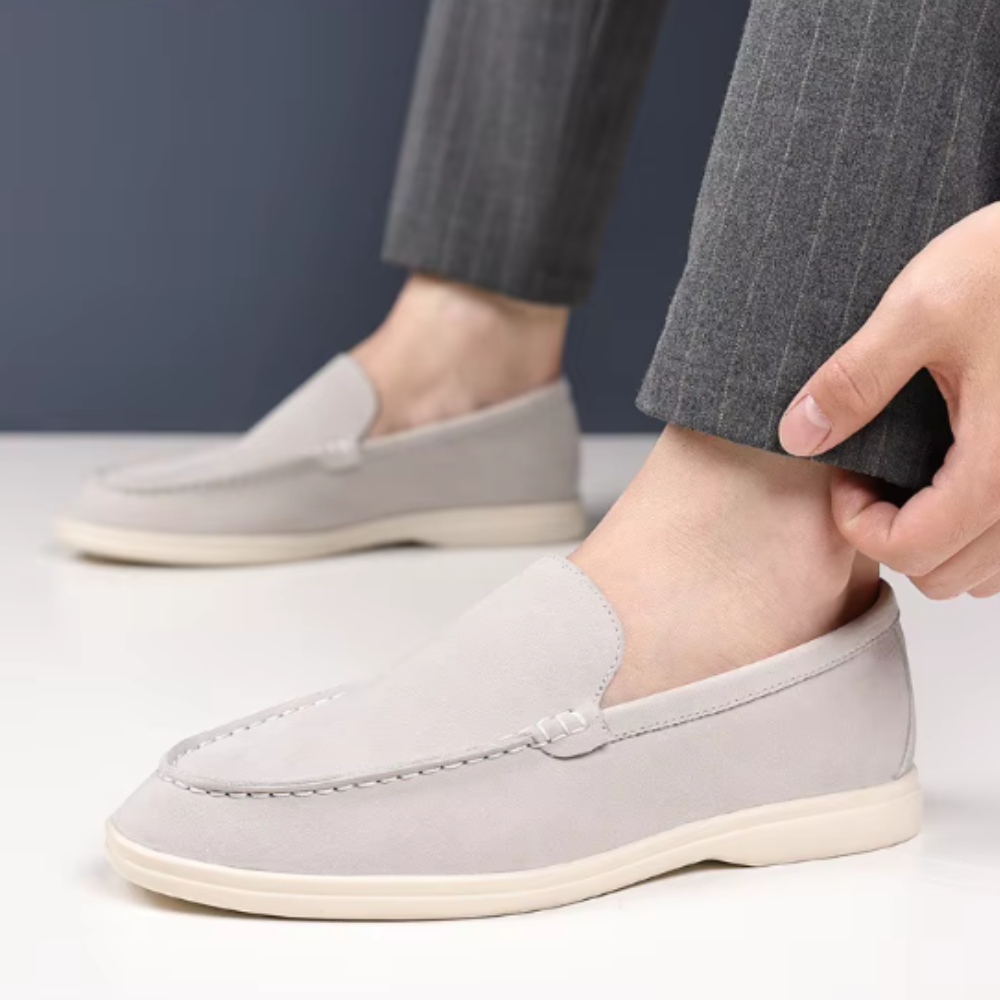 Mocasines clásicos de ante