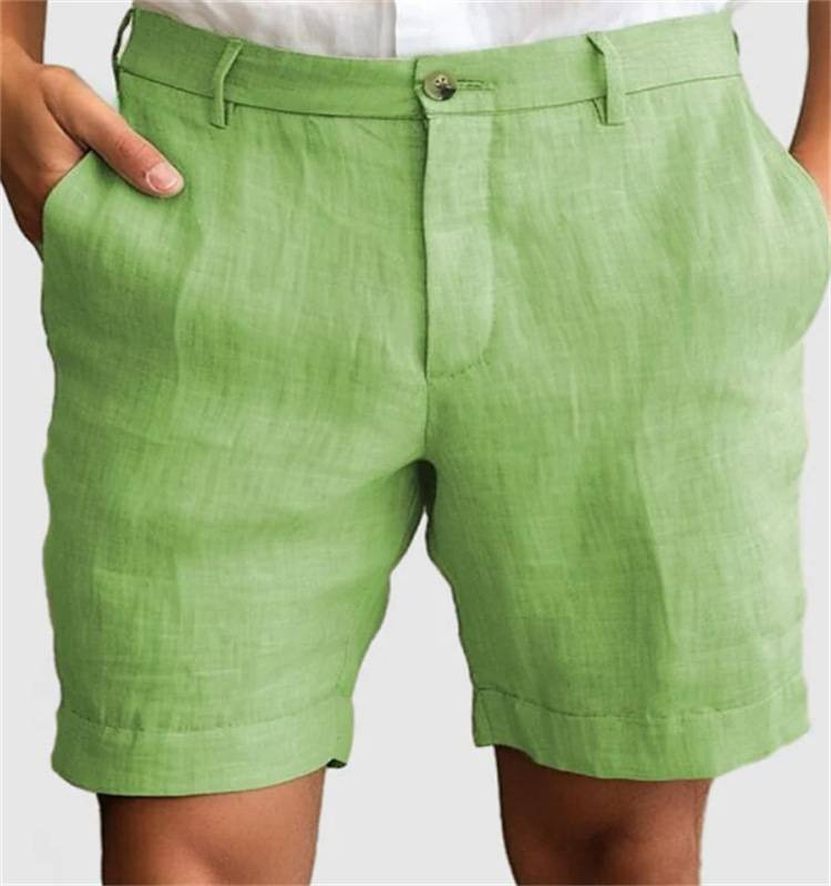 Pantalones cortos de verano de lino elegantes