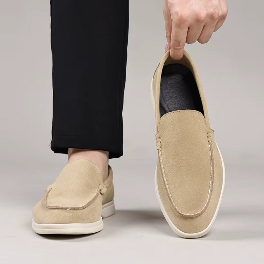 Mocasines clásicos de ante