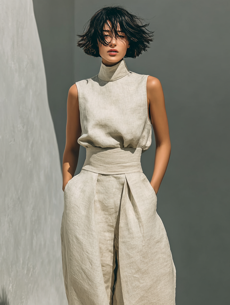 Conjunto de Lino Sofisticado