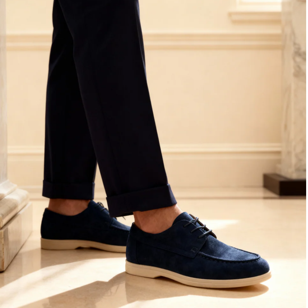 Elegantes zapatos de ante