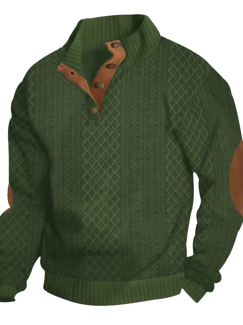 Elegante jersey de botones