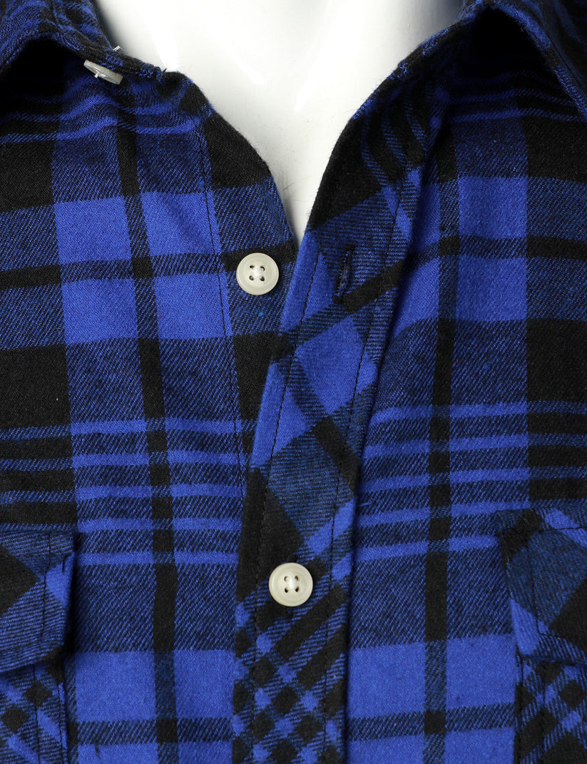 Elegante camisa de cuadros