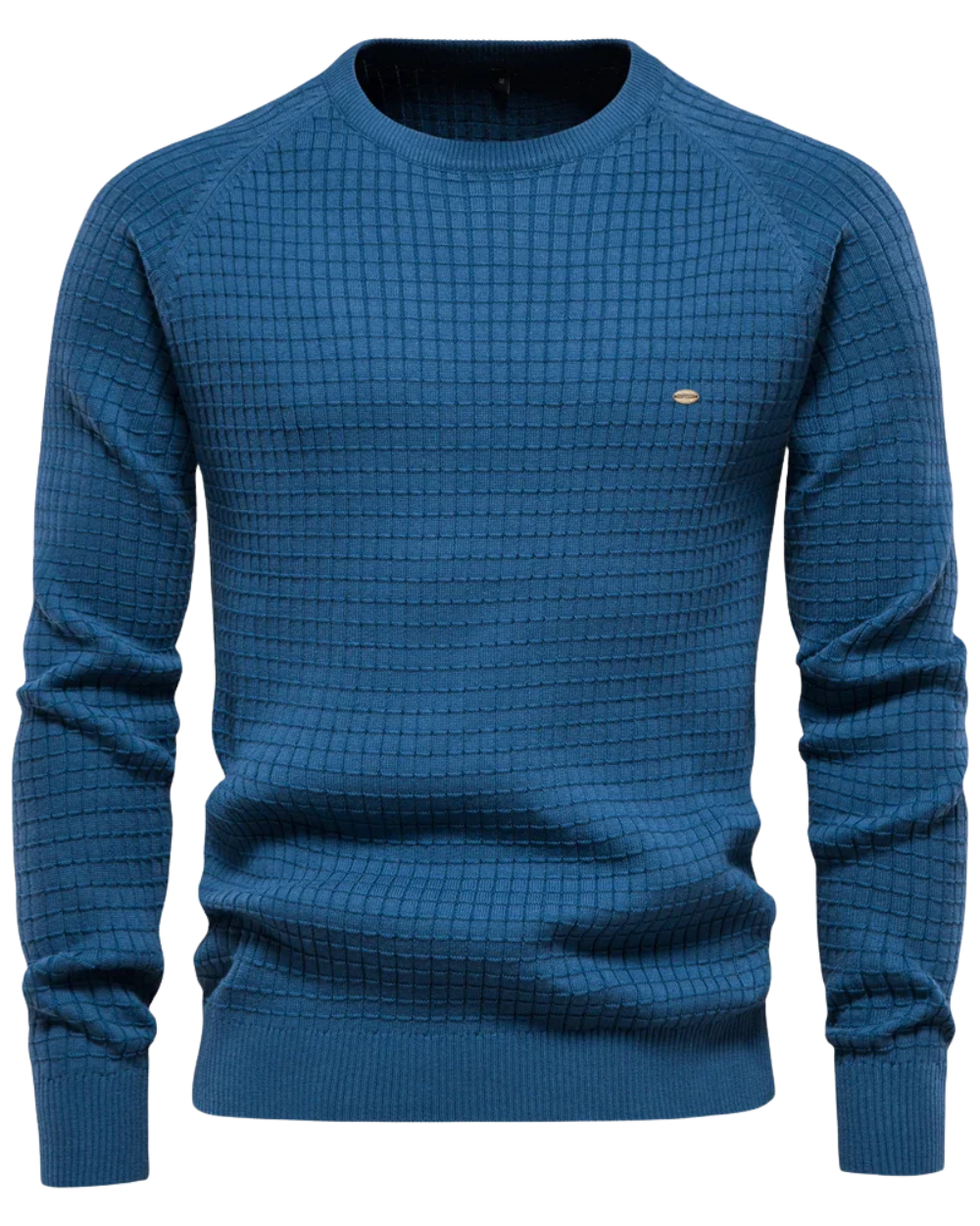 Jersey de hombre con estampado de rejilla