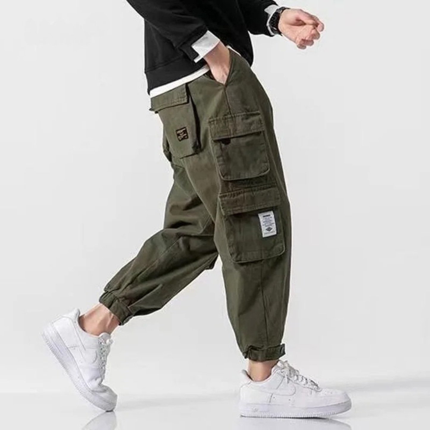 Elegantes pantalones cargo