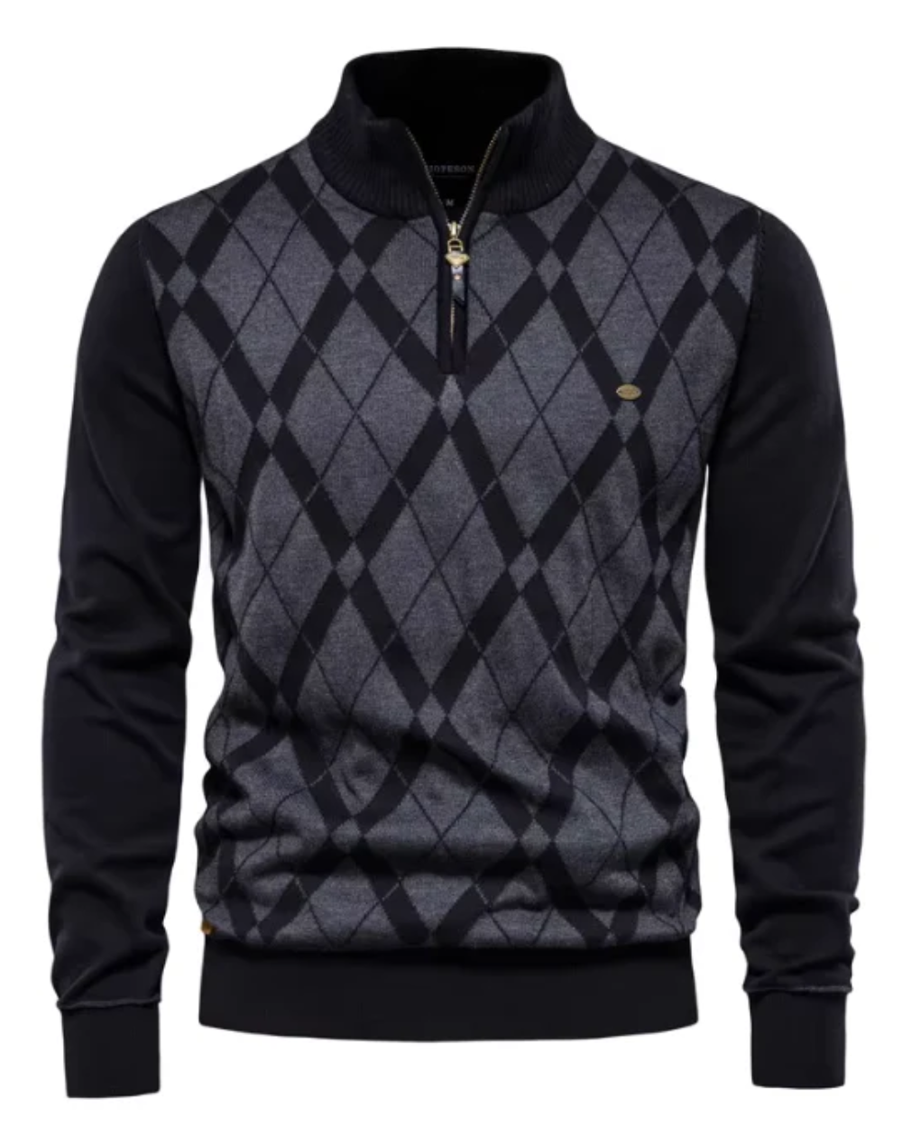 Sudadera con media cremallera para hombre