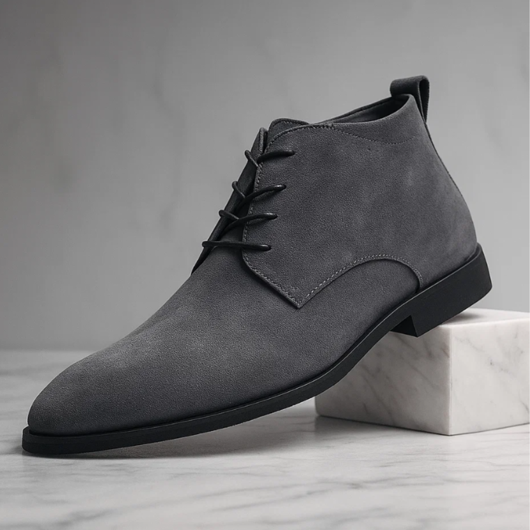 Elegantes botas de ante