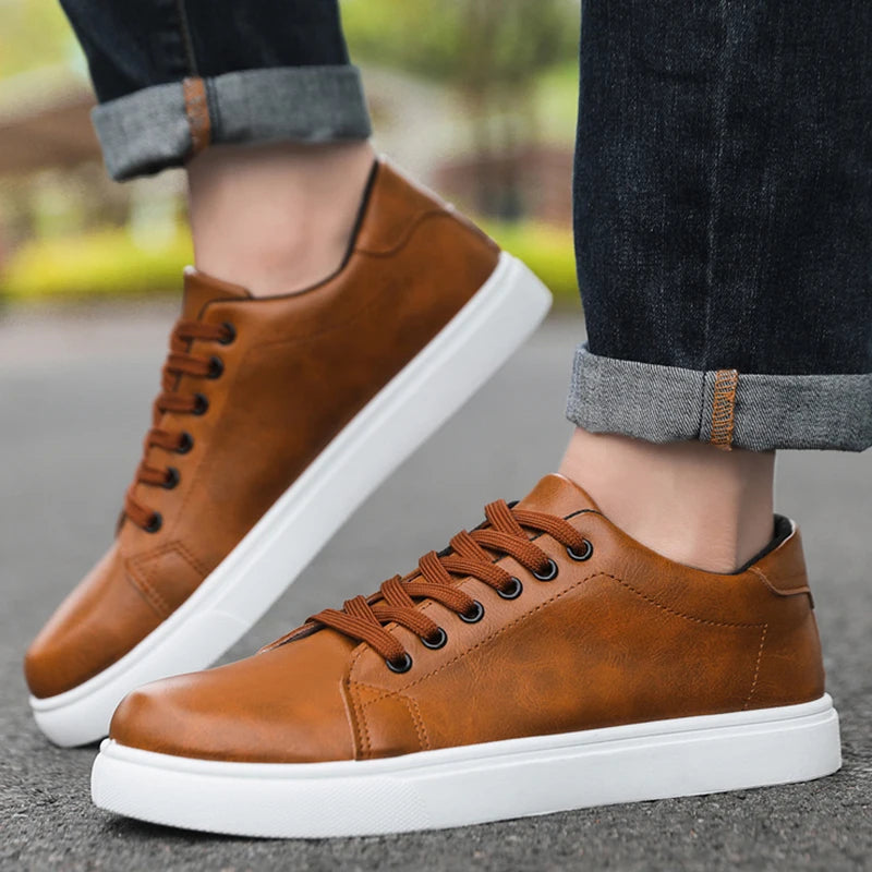 Elegantes zapatos de piel