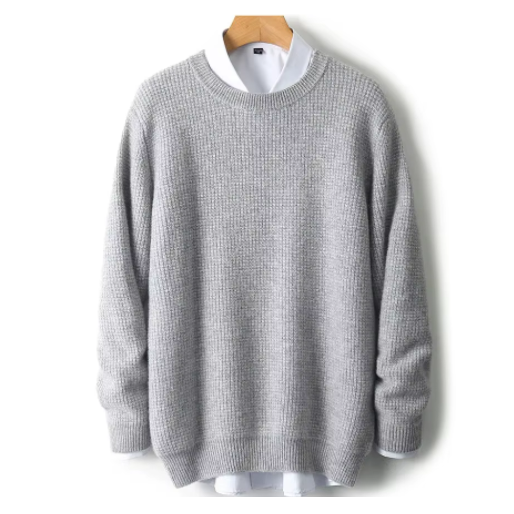 Elegante jersey de punto de cachemira