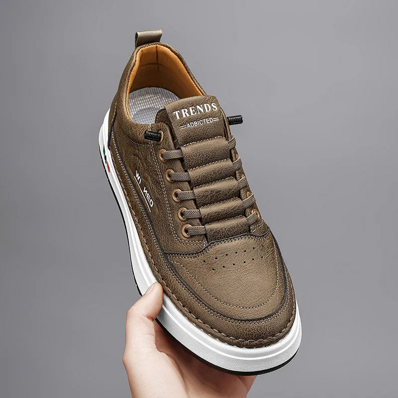 Elegantes zapatos de piel