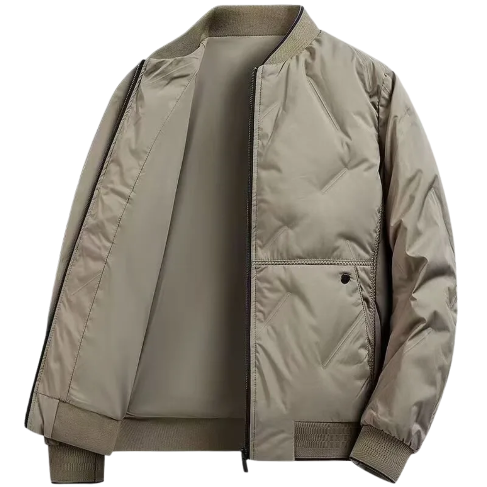 Elegante chaqueta de béisbol para hombre