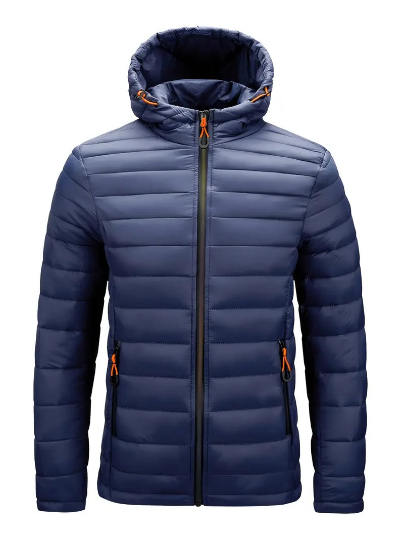 Elegante chaqueta con capucha