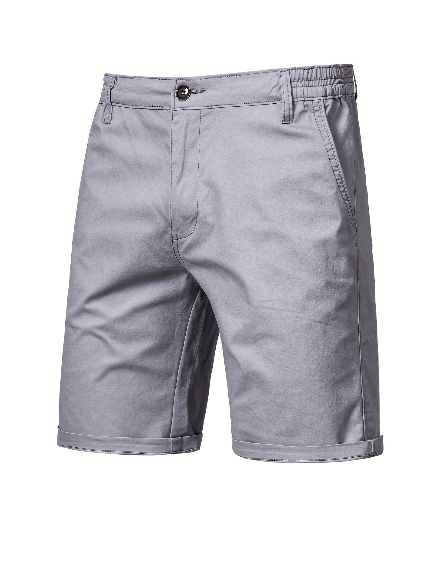Elegantes pantalones cortos de algodón