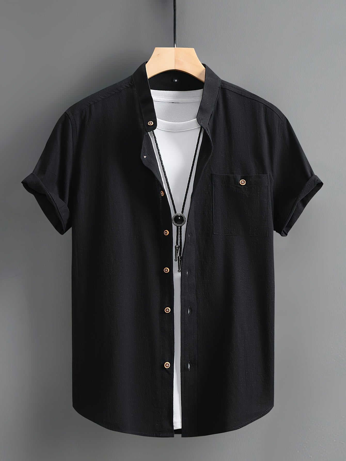 Camisa casual de manga corta