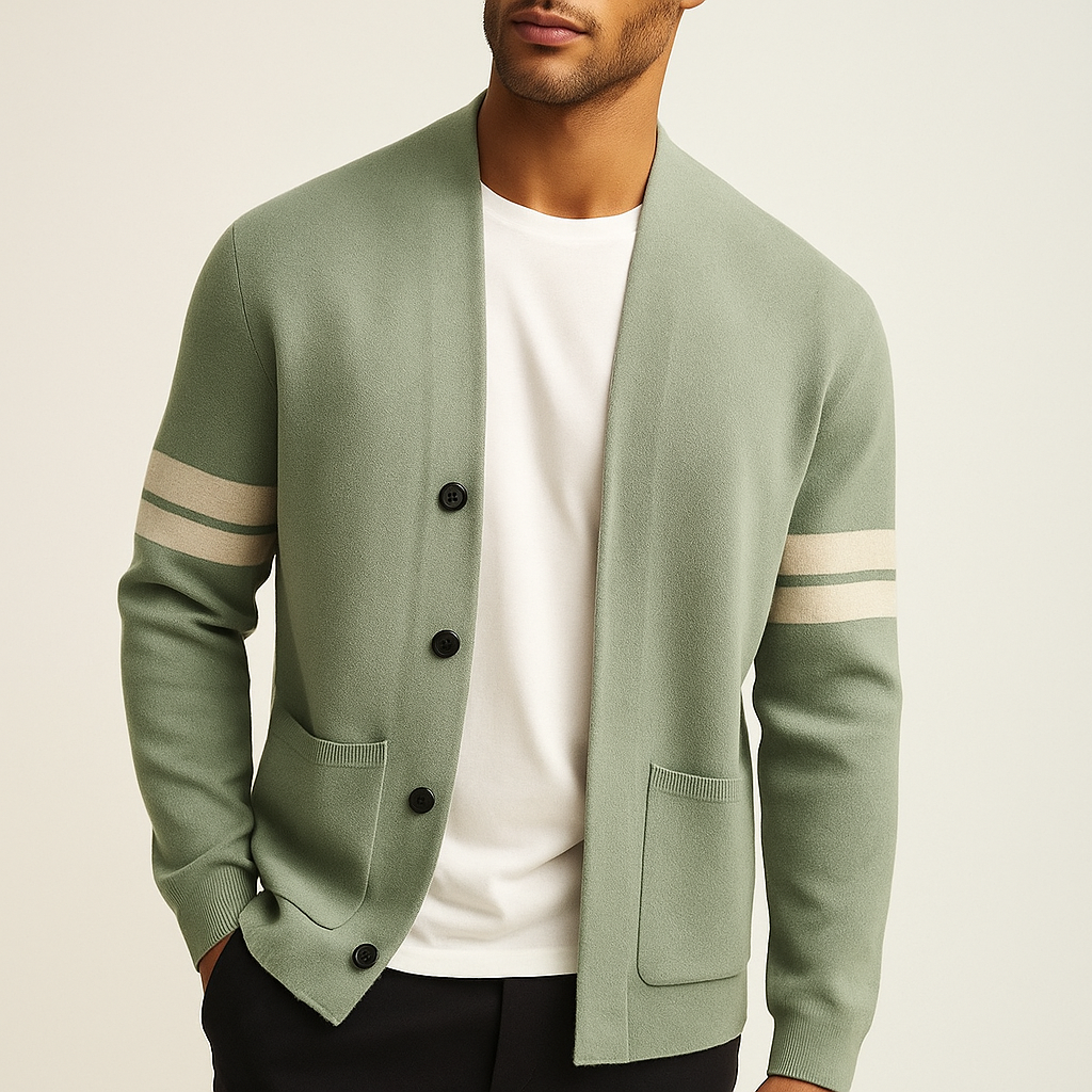 Elegante cárdigan para hombre