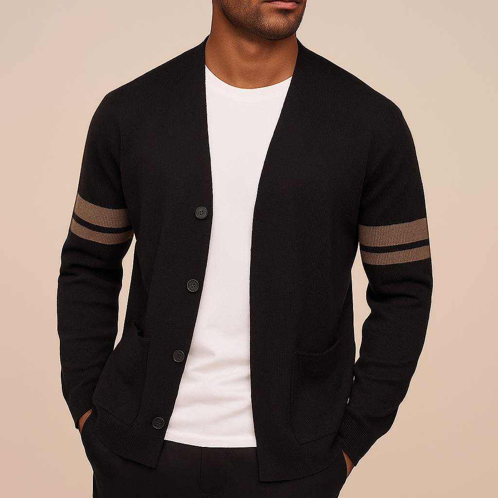 Elegante cárdigan para hombre