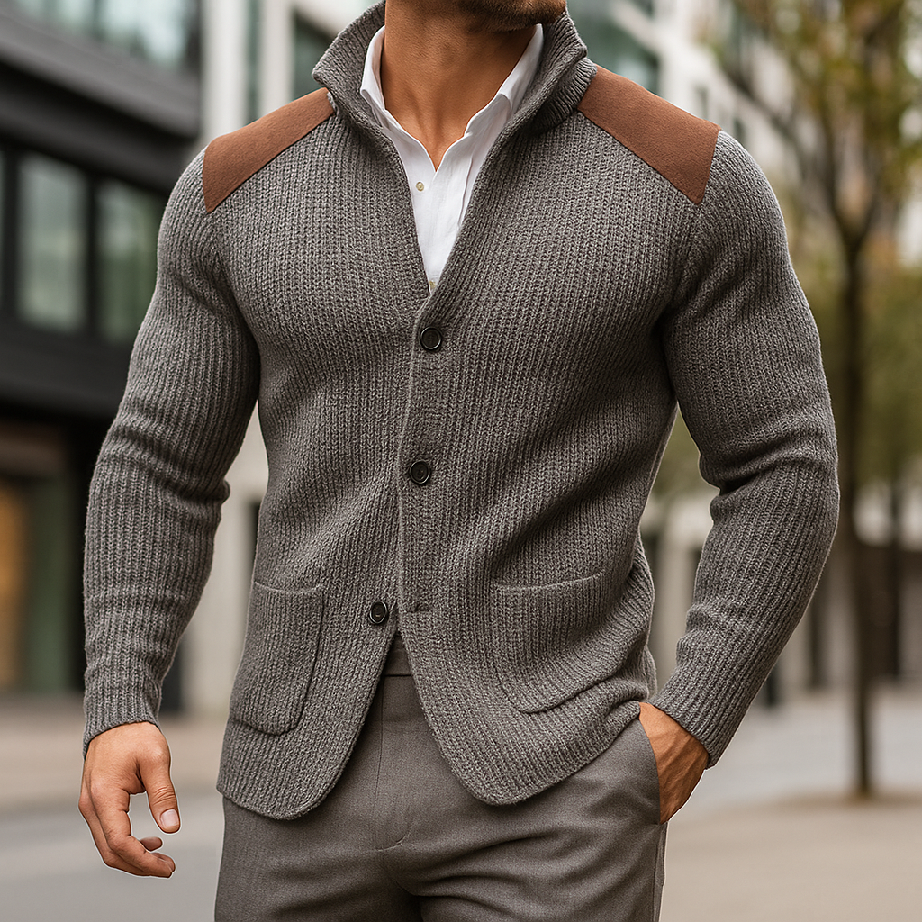 Elegante blazer de punto
