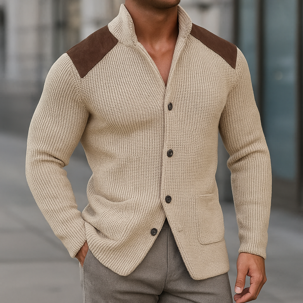 Elegante blazer de punto
