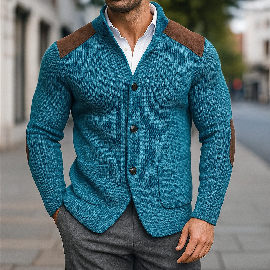 Elegante blazer de punto