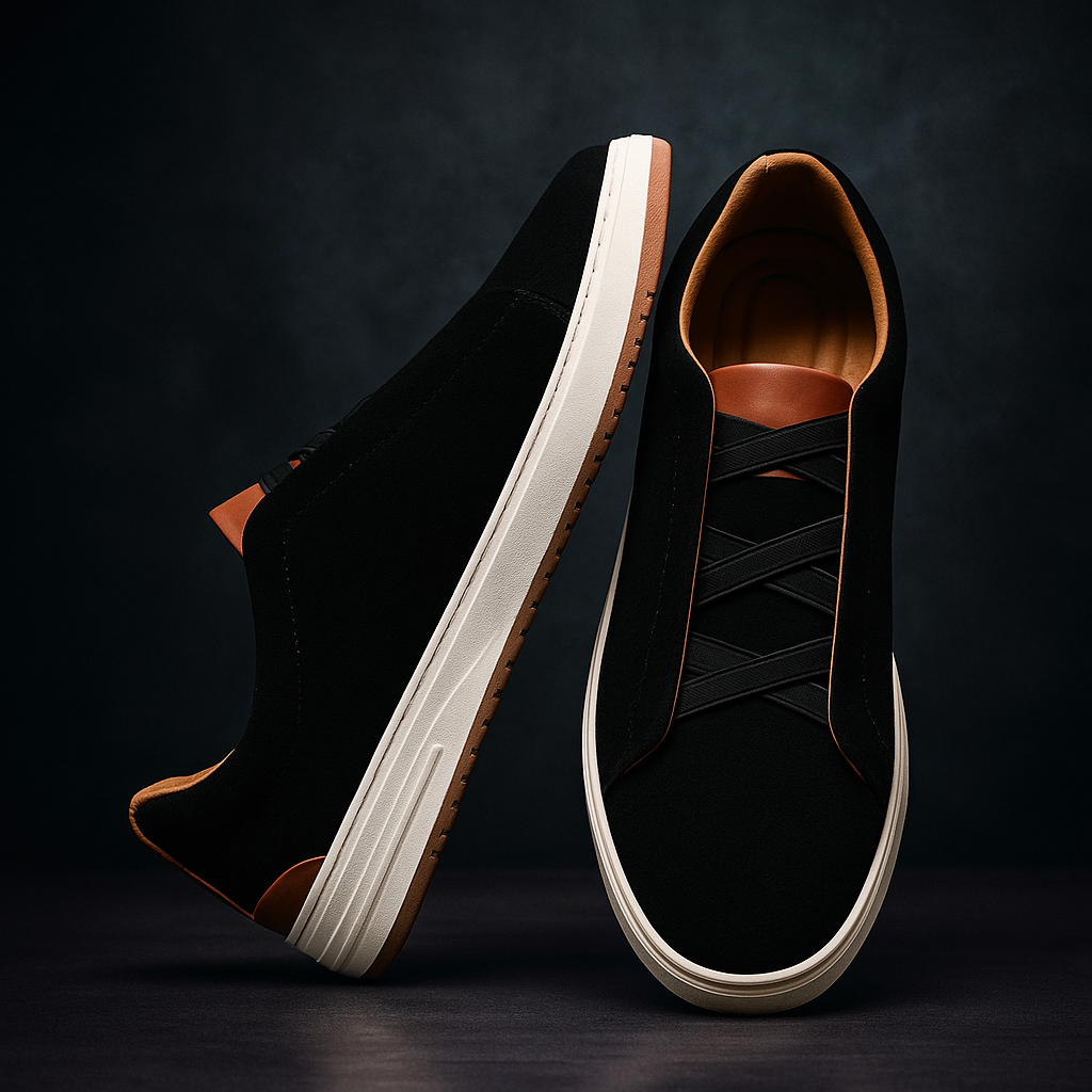 Elegantes zapatos de ante