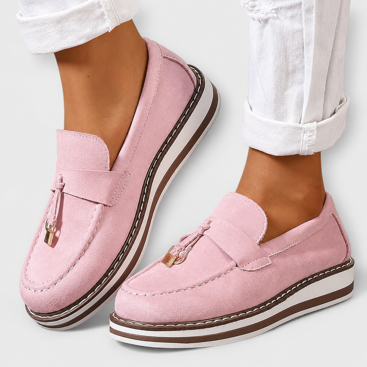 Halo™ | Mocasines Casual Redondos
