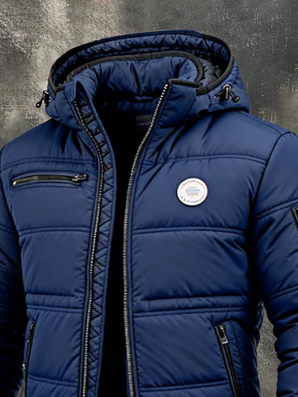 Elegante chaqueta acolchada