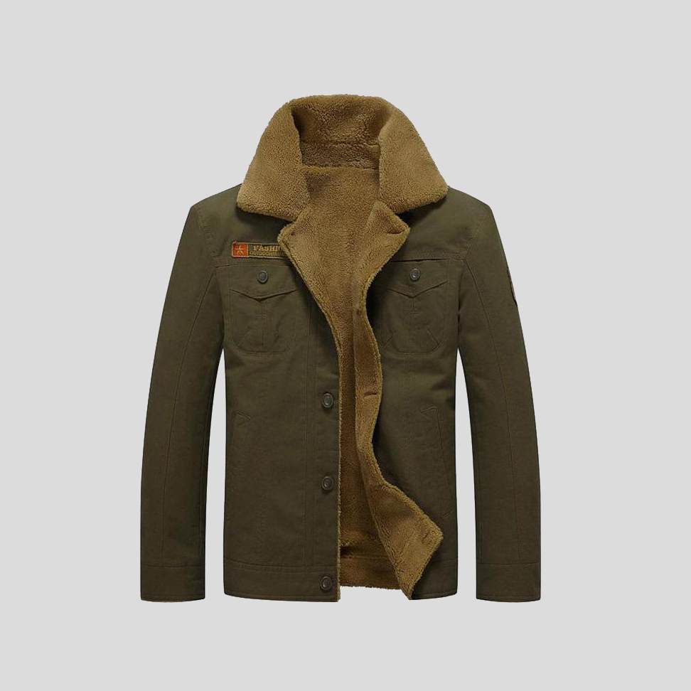 Elegante chaqueta polar