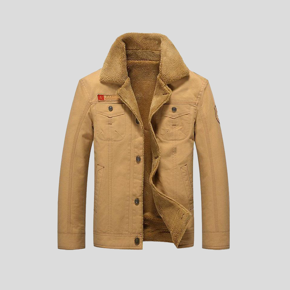 Elegante chaqueta polar