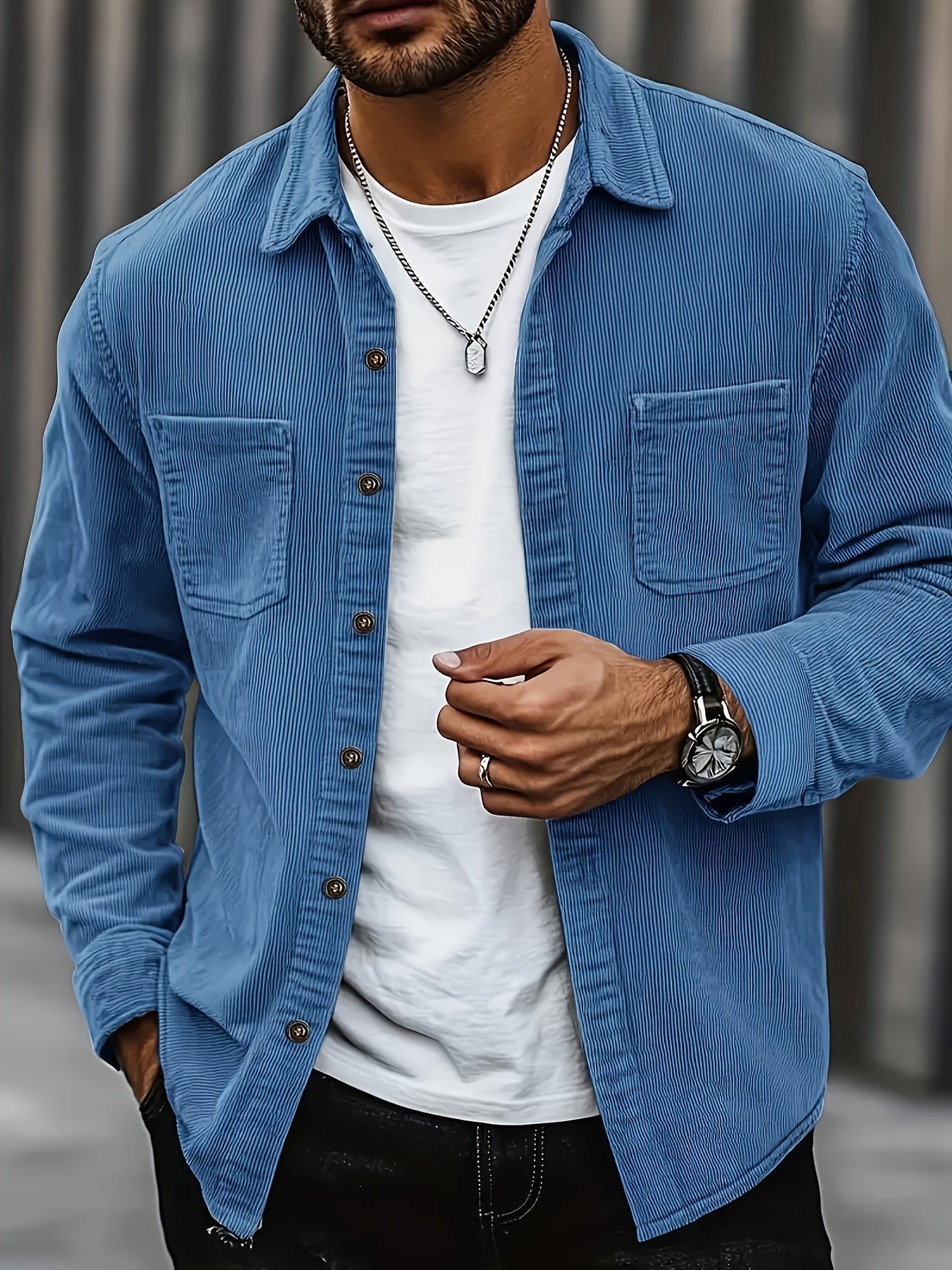 Chaqueta informal de pana