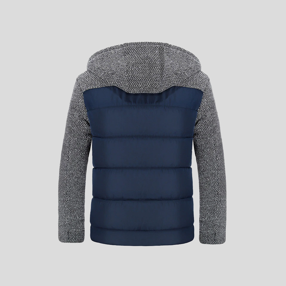 Elegante chaqueta acolchada