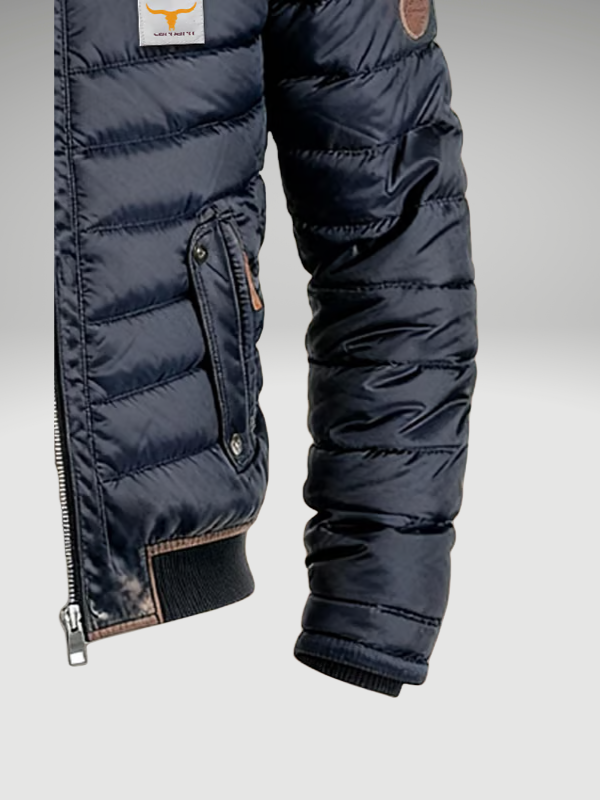 Elegante chaqueta acolchada urbana