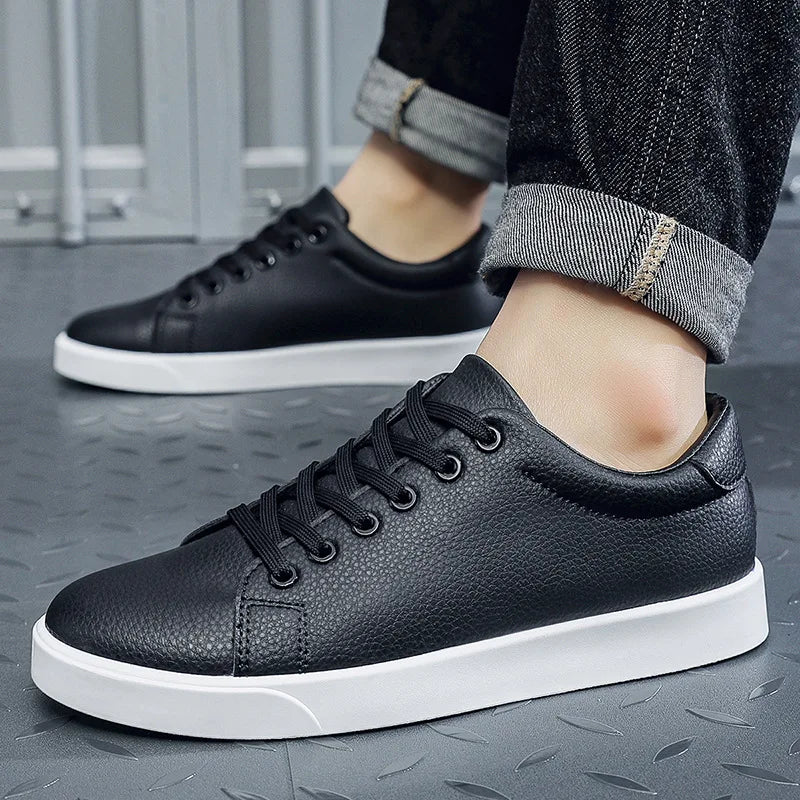 Elegantes zapatos de piel