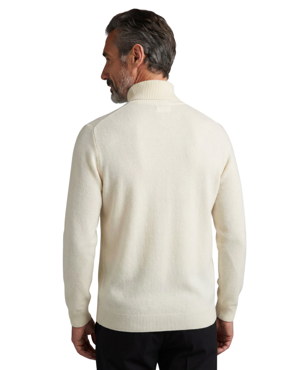 Jersey de cuello alto de lana merino Monaco