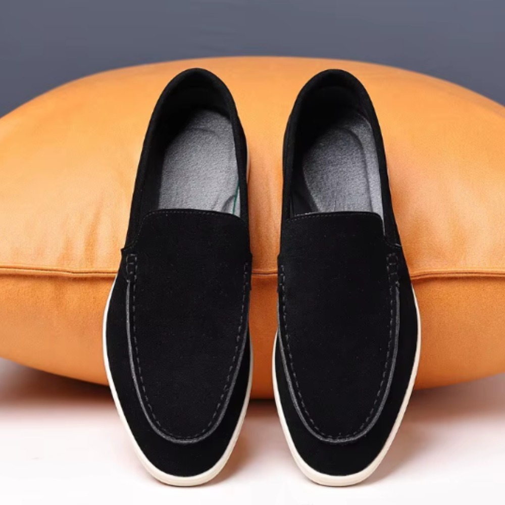 Mocasines clásicos de ante