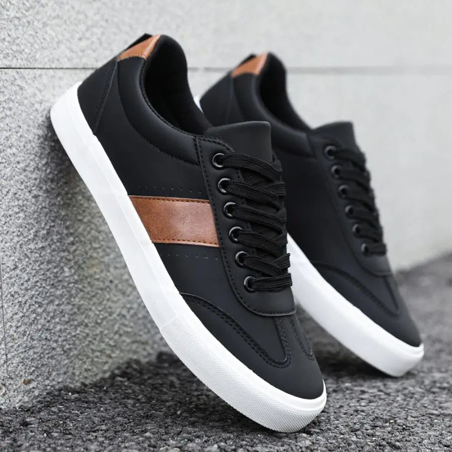 Elegantes zapatillas de piel