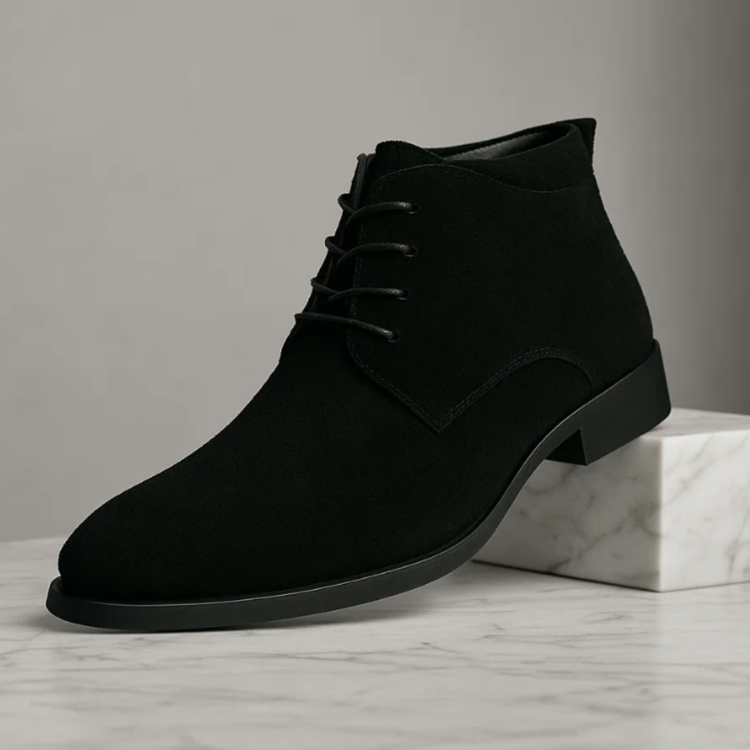 Elegantes botas de ante