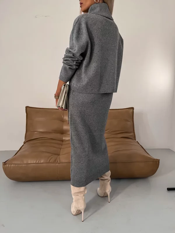 Conjunto vestido de punto