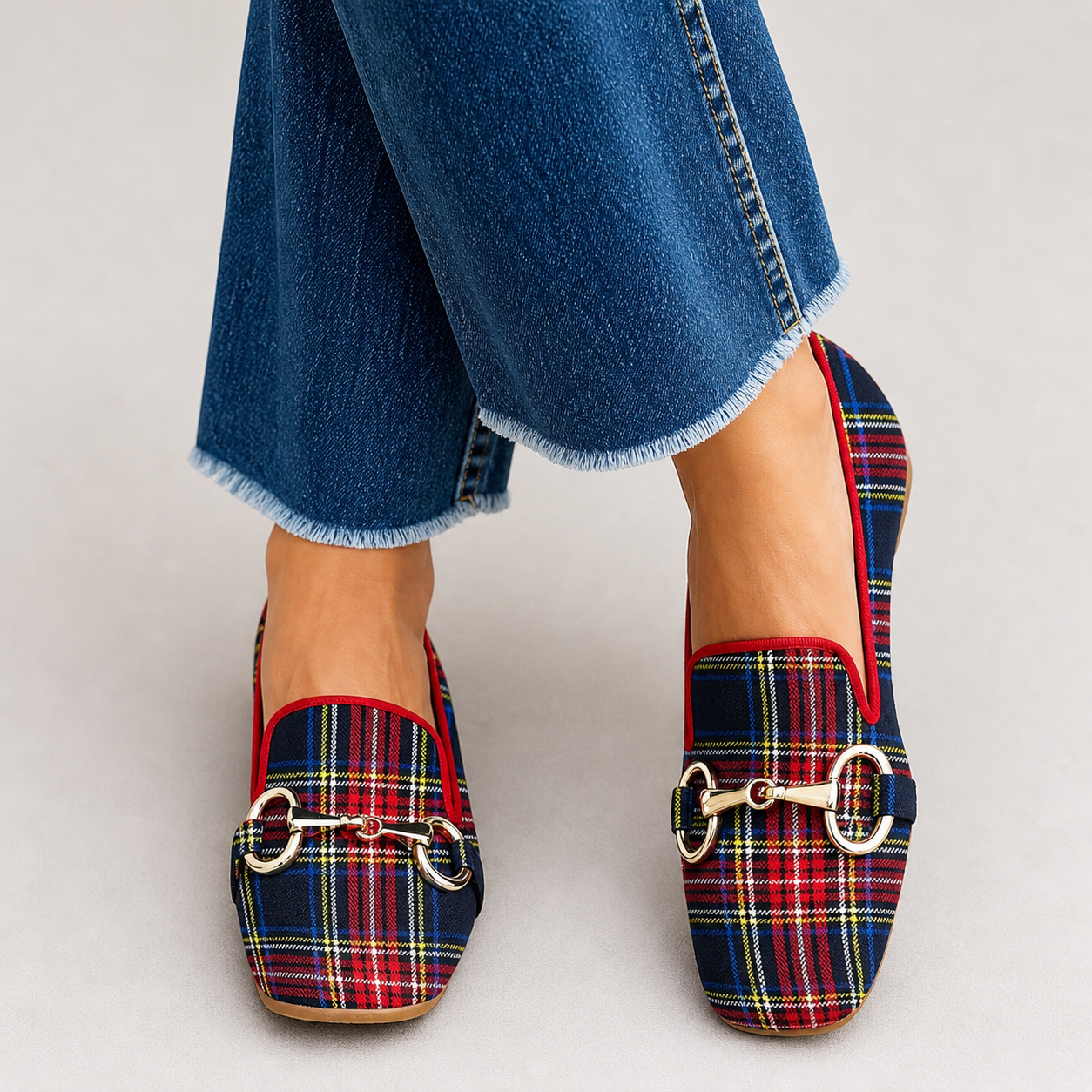 Mélani™ | Mocasín a cuadros