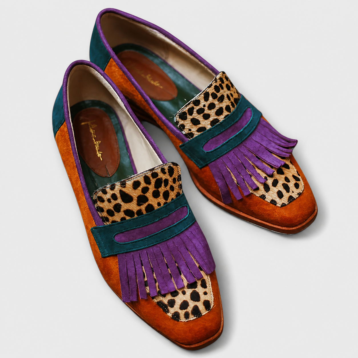 Fallon™ | Mocasín Marrón Leopardo