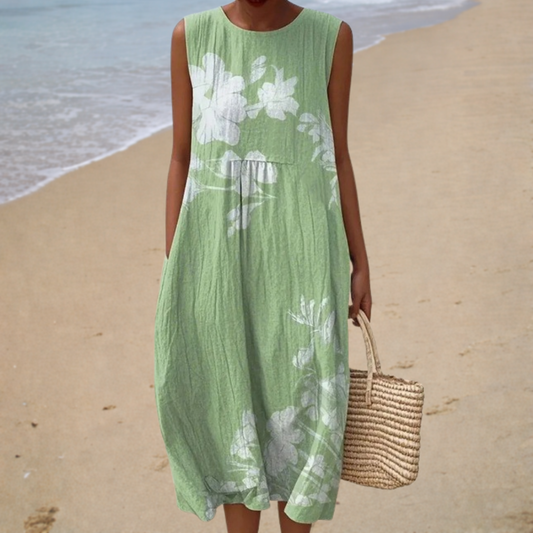 Vestido de verano cómodo sin mangas
