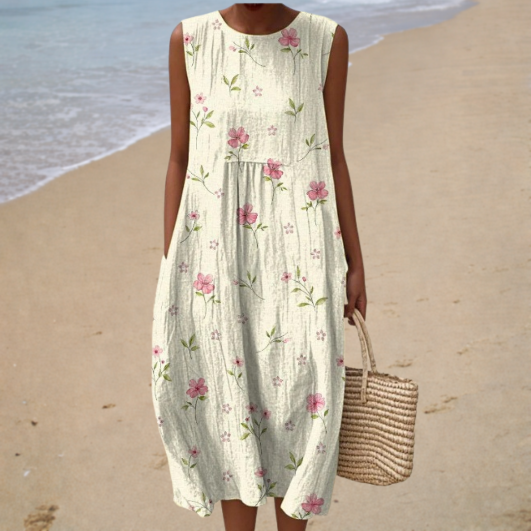 Vestido de verano cómodo sin mangas